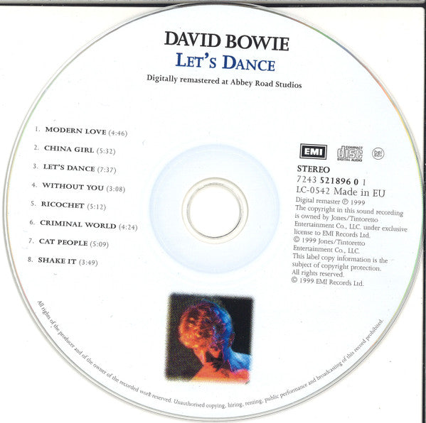 David Bowie : Let's Dance (CD, Album, Enh, RE, RM)