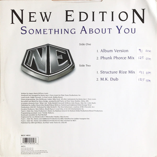 New Edition : Something About You (12")