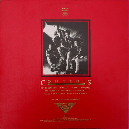 Big Country : The Crossing (LP, Album, Red)