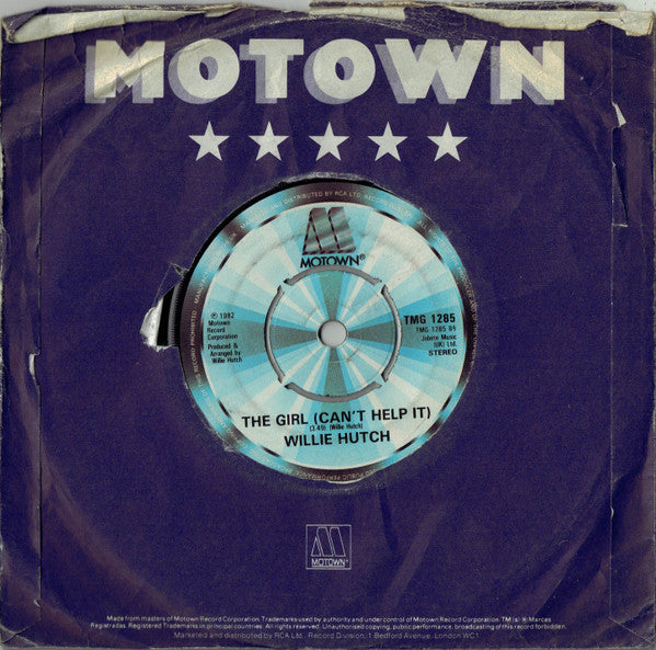 Willie Hutch : In And Out (7", Single)