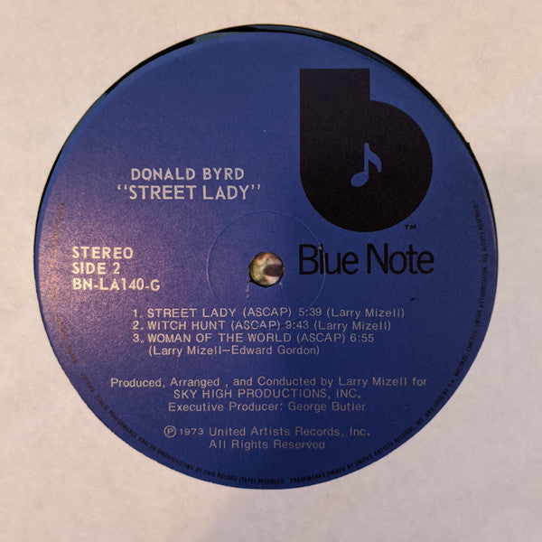 Donald Byrd : Street Lady (LP, Album, Gat)