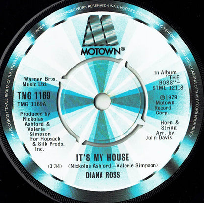 Diana Ross : It's My House (7", Single, Com)