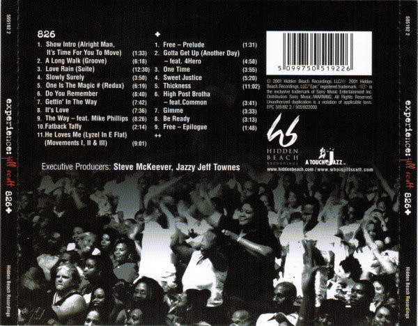 Jill Scott : Experience: Jill Scott 826+ (2xCD, Album)