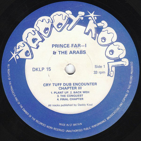 Prince Far-I And The Arabs* : Cry Tuff Dub Encounter Chapter III (LP, Album, RE)