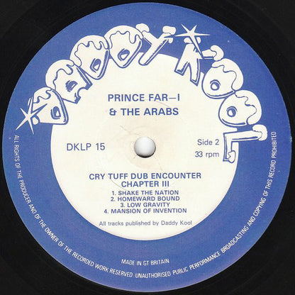 Prince Far-I And The Arabs* : Cry Tuff Dub Encounter Chapter III (LP, Album, RE)