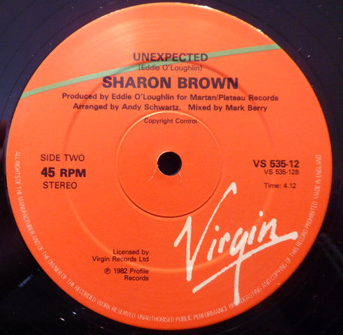 Sharon Brown : Love Don't Hurt People (12")