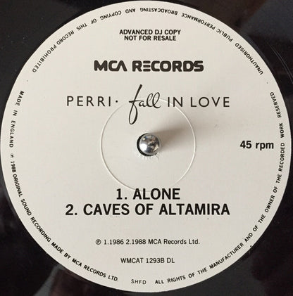 Perri : Fall In Love (12", Promo)