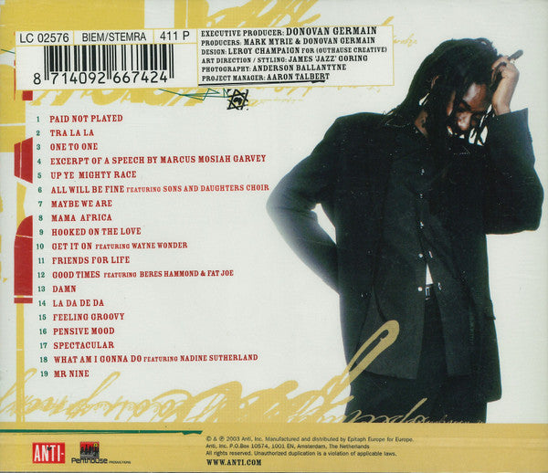 Buju Banton : Friends For Life (CD, Album)