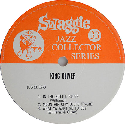 King Oliver : King Oliver In New York (Volume One) (7", EP, Comp)