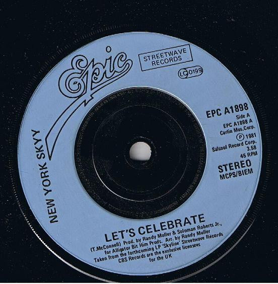 New York Skyy* : Let's Celebrate (7")