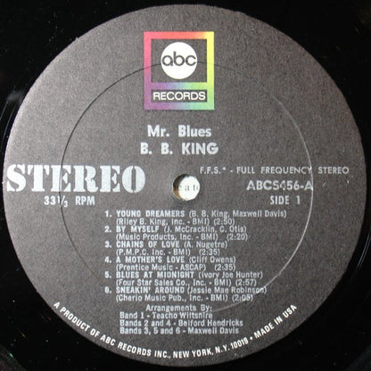 B.B. King : Mr. Blues (LP, Album, RE)