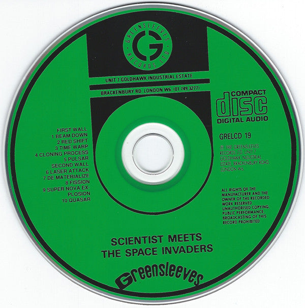 Scientist : Scientist Meets The Space Invaders (CD, Album, RE)