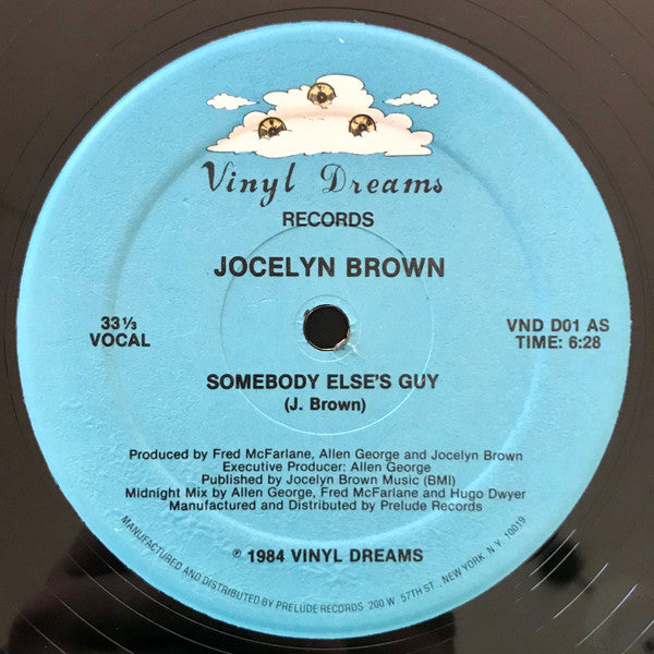 Jocelyn Brown : Somebody Else's Guy (12", RE, Hau)