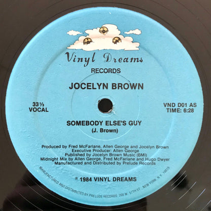 Jocelyn Brown : Somebody Else's Guy (12", RE, Hau)