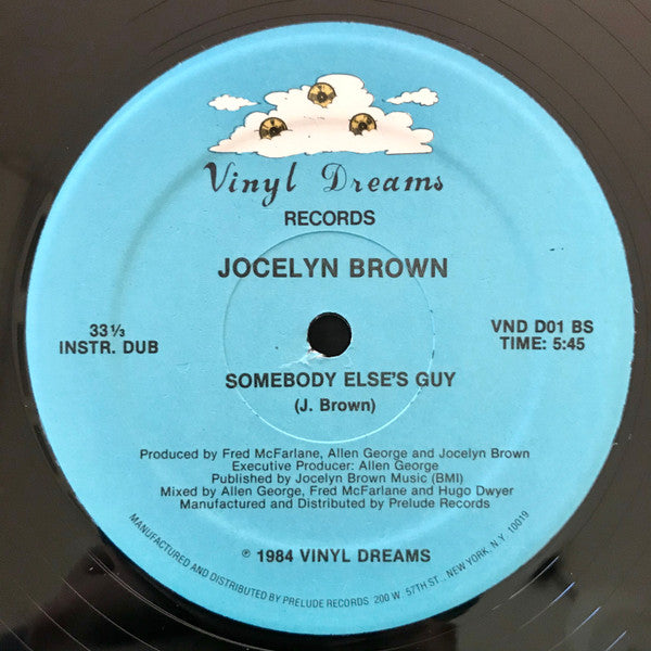 Jocelyn Brown : Somebody Else's Guy (12", RE, Hau)