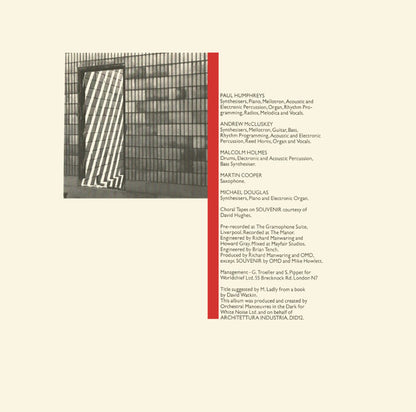 Orchestral Manoeuvres In The Dark : Architecture & Morality (LP, Album, Yel)