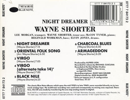 Wayne Shorter : Night Dreamer (CD, Album, RE)