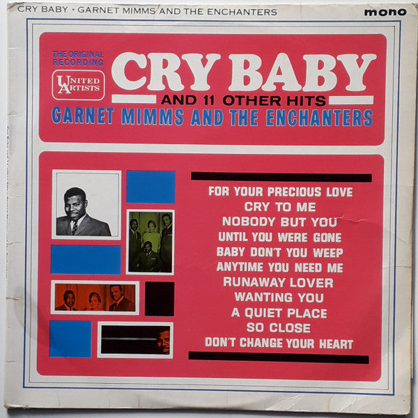 Garnet Mimms And The Enchanters : Cry Baby And 11 Other Hits (LP, Album, Mono)