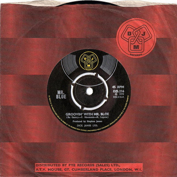 Mr. Bloe : Groovin' With Mr. Bloe (7", Single)