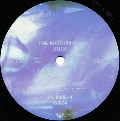 The Associates : Sulk (LP, Album)