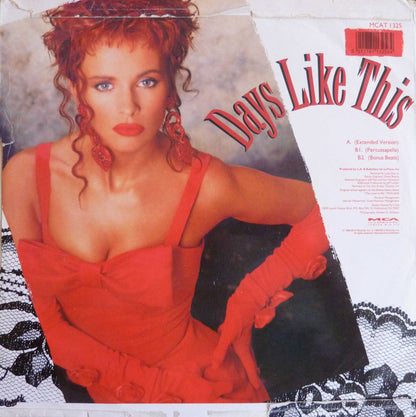 Sheena Easton : Days Like This (12", Single)