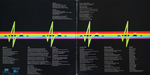 Pink Floyd : The Dark Side Of The Moon (LP, Album, RP, 3rd)