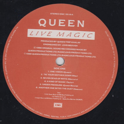 Queen : Live Magic (LP, Album, Gat)