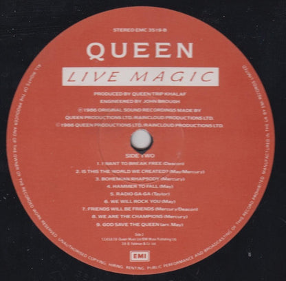 Queen : Live Magic (LP, Album, Gat)