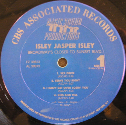 Isley Jasper Isley : Broadway's Closer To Sunset Blvd. (LP, Album)