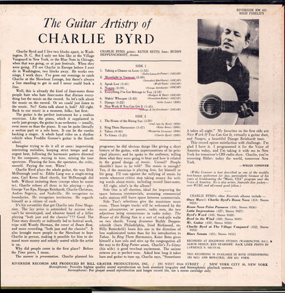 Charlie Byrd : The Guitar Artistry Of Charlie Byrd (LP, Album, Mono)