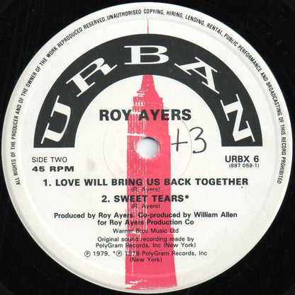 Roy Ayers : Can't You See Me / Love Will Bring Us Back Together / Sweet Tears (12")