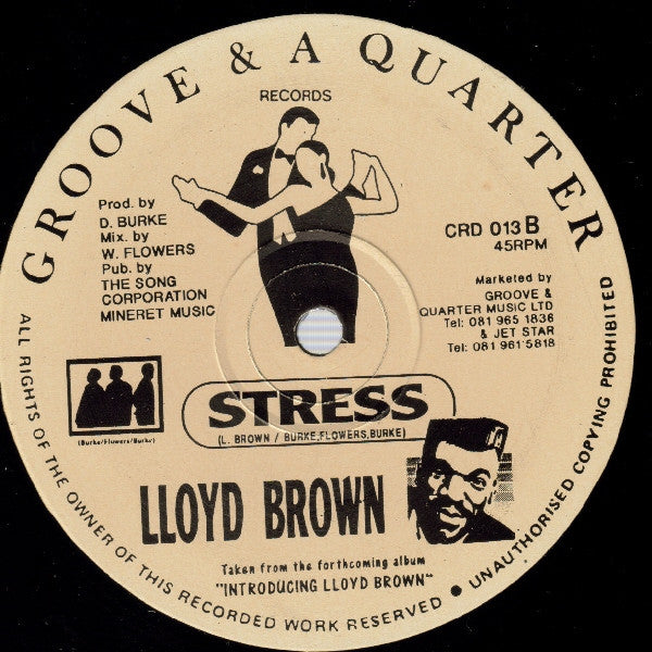 Lloyd Brown & Tippa Irie : Stress (12")