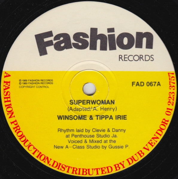 Winsome & Tippa Irie : Superwoman (12")