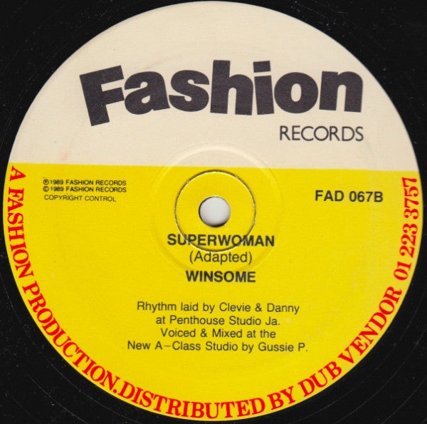 Winsome & Tippa Irie : Superwoman (12")