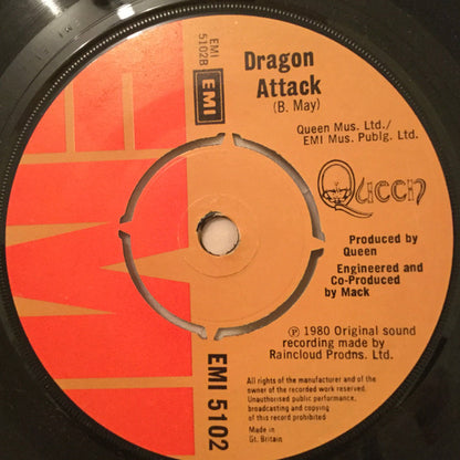 Queen : Another One Bites The Dust (7", Single, 4 P)