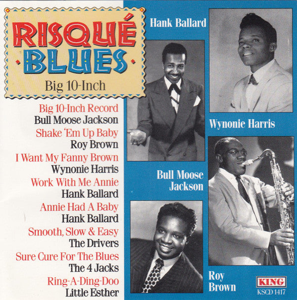 Various : Risqué Blues - Big 10-Inch Record (CD, Album, Comp)