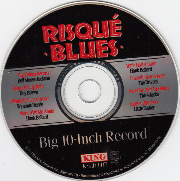 Various : Risqué Blues - Big 10-Inch Record (CD, Album, Comp)