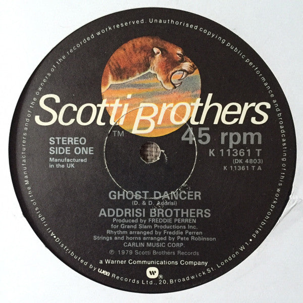 Addrisi Brothers : Ghost Dancer (12")