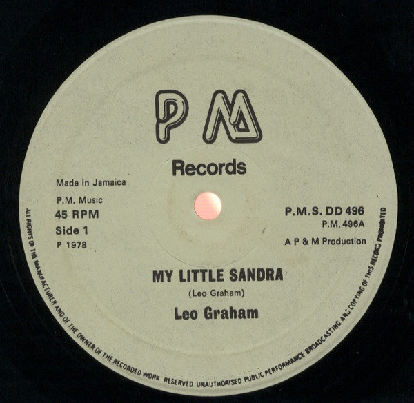 Leo Graham (2) : My Little Sandra (12")