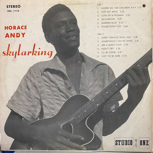 Horace Andy : Skylarking (LP, Album, RE)