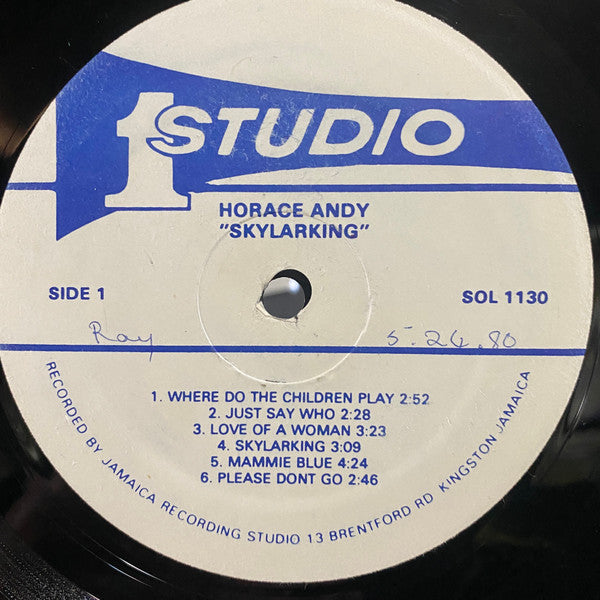 Horace Andy : Skylarking (LP, Album, RE)