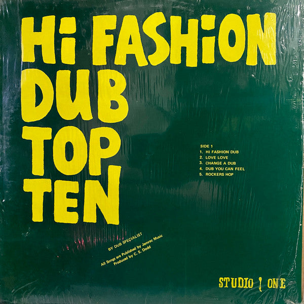 Dub Specialist : Hi Fashion Dub Top Ten (LP, Album)