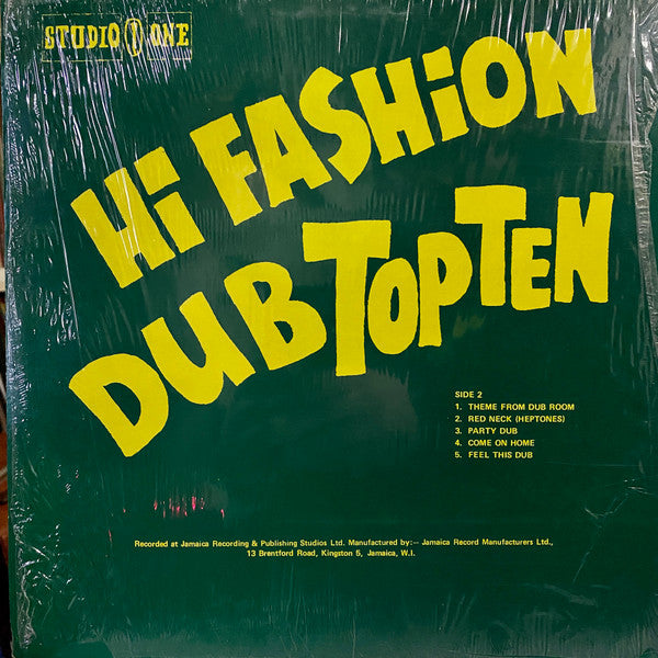 Dub Specialist : Hi Fashion Dub Top Ten (LP, Album)