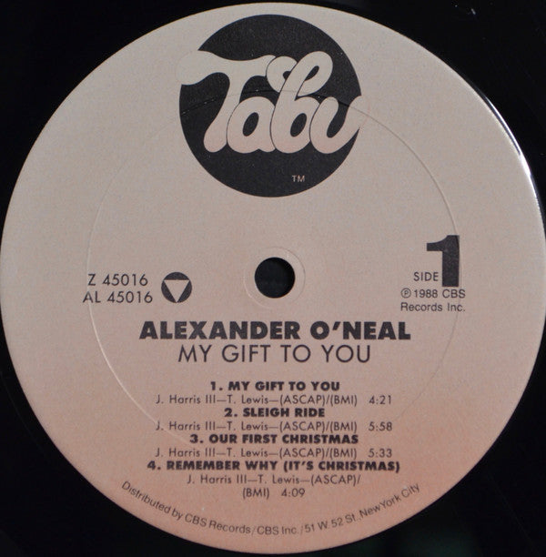 Alexander O'Neal : My Gift To You (LP, Album)