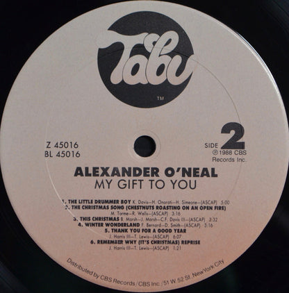 Alexander O'Neal : My Gift To You (LP, Album)