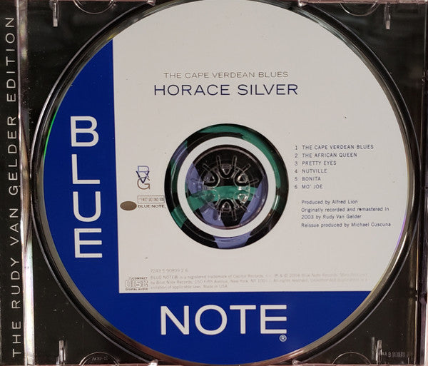 The Horace Silver Quintet Plus J.J. Johnson : The Cape Verdean Blues (CD, Album, RE, RM)