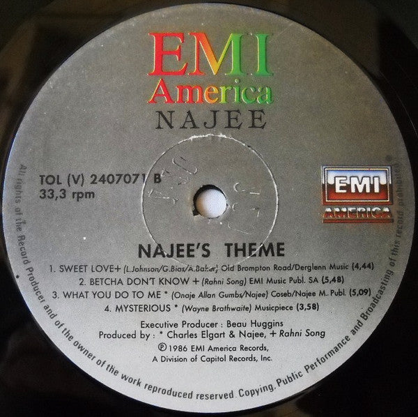 Najee : Najee's Theme (LP, Album)