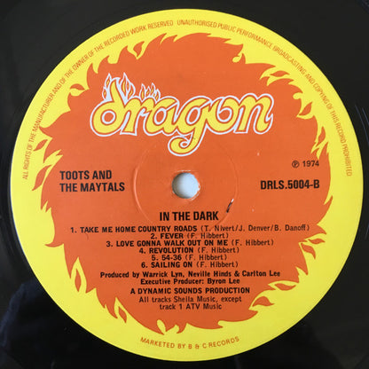 Toots And The Maytals* : In The Dark (LP, Album, Gar)