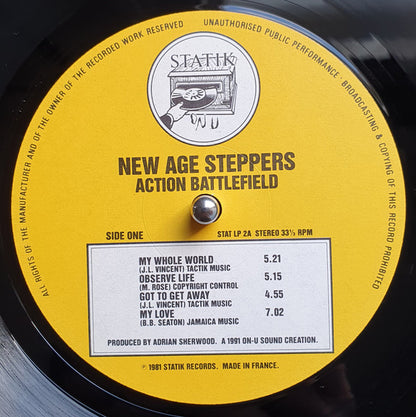 New Age Steppers : Action Battlefield (LP, Album)