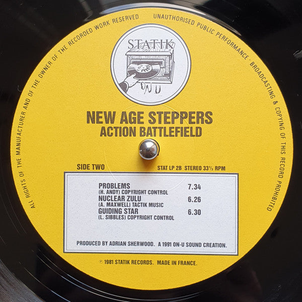 New Age Steppers : Action Battlefield (LP, Album)